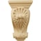 Ekena Millwork 3 1/2"W x 4"D x 7"H Small Shell Corbel, Alder CORW03X04X07SHAL - alternate 4